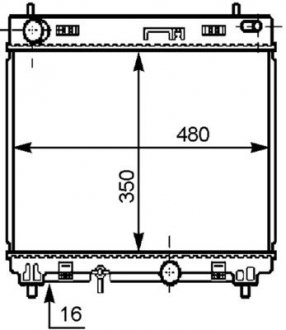 Інтеркулер MAHLE CR1205000S (фото 1)