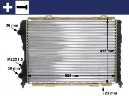 Интеркуллер MAHLE CR1408000S (фото 1)