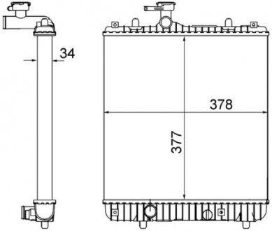 Интеркуллер MAHLE CR1495001S