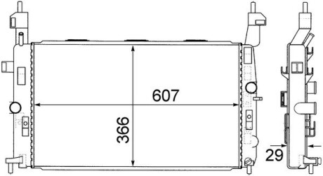 Інтеркулер MAHLE CR1498000S