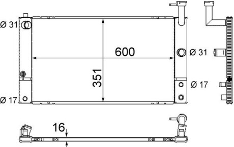 Интеркуллер MAHLE CR1855000S