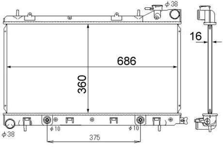 Інтеркулер MAHLE CR1874000S