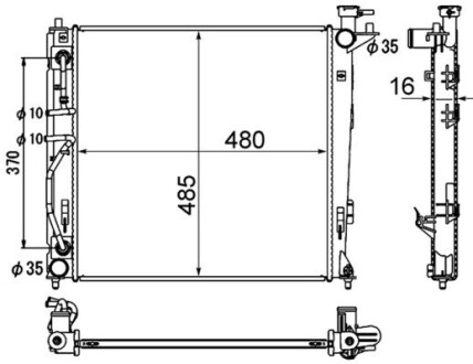 Интеркуллер MAHLE CR1892000S