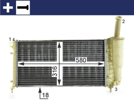 Інтеркулер MAHLE CR1994000S (фото 1)