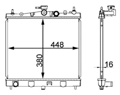 Інтеркулер MAHLE CR2164000S (фото 1)