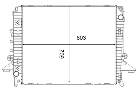 Радиатор охлаждения MAHLE CR 2577 000S
