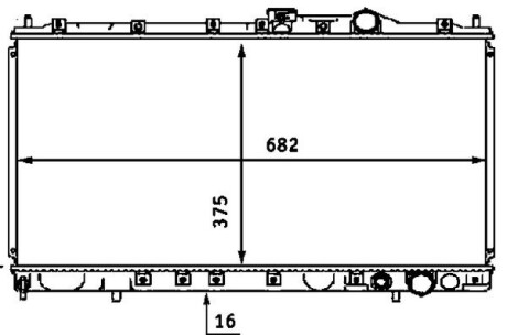 Інтеркулер MAHLE CR537000S (фото 1)