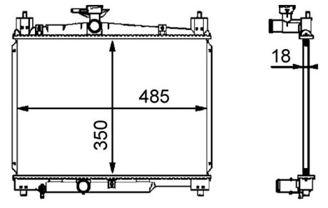 Интеркуллер MAHLE CR539000S (фото 1)