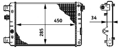 Интеркуллер MAHLE CR632000S (фото 1)