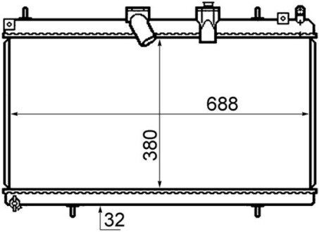 Интеркуллер MAHLE CR802000S