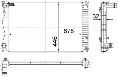 Інтеркулер MAHLE CR977000S