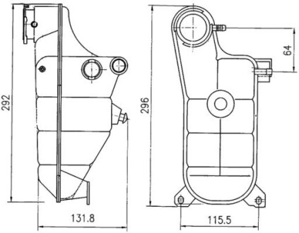 Расширительный бачок MAHLE CRT119000S