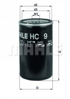 Гідрофільтр, автоматична коробка передач MAHLE HC 9