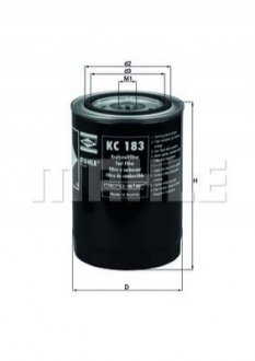 Топливный фильтр MAHLE KC 183
