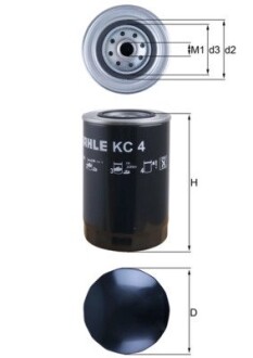 Топливный фильтр MAHLE KC 4