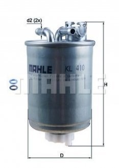 Топливный фильтр MAHLE KL 410 (фото 1)