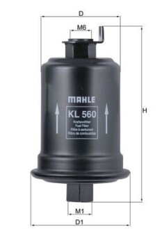 Топливный фильтр MAHLE KL 560