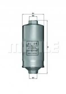 Топливный фильтр MAHLE KL 59