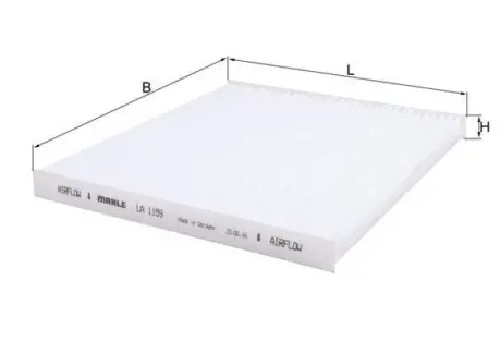 Фильтр, воздух во внутреннем пространстве MAHLE LA 1159