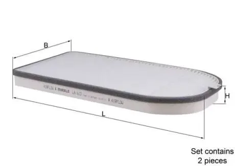 Фильтр салона MAHLE LA613/S