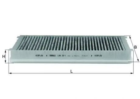 Фільтр, повітря у внутрішньому просторі MAHLE LAK 32/1