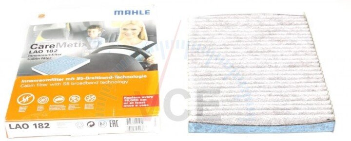 Фільтр, повітря у внутрішньому просторі MAHLE LAO 182 (фото 1)