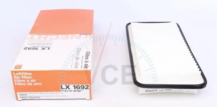 Фильтр воздушный двигателя MAHLE LX 1692 (фото 1)