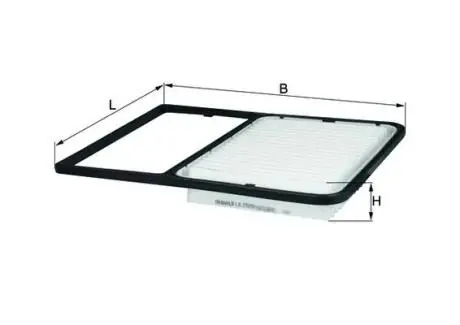 Повітряний фільтр MAHLE LX 2029