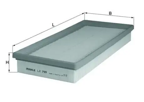 Воздушный фильтр MAHLE LX 799