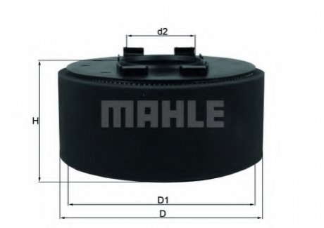 Воздушный фильтр MAHLE LX 870 (фото 1)