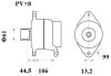 Генератор MAHLE MG 802 (фото 2)