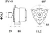 Генератор MAHLE MG 803 (фото 2)