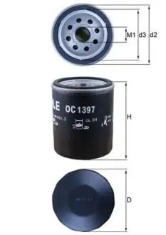 Масляный фильтр MAHLE OC 1397