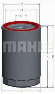 Масляний фільтр MAHLE OC 1