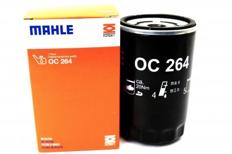 Масляний фільтр MAHLE OC 264 (фото 1)
