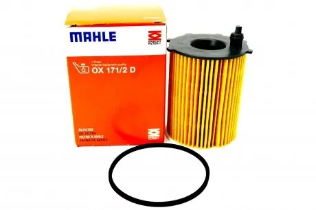 Фильтр масла для Ford B‑Max, C‑Max, Connect, EcoSport, Fiesta, Figo, Focus та інших MAHLE OX 171/2D