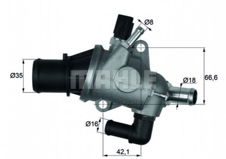 Термостат alfa romeo fiat lancia MAHLE TI16388