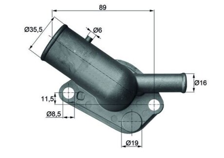 Термостат, охолоджуюча рідина MAHLE TI 64 87D