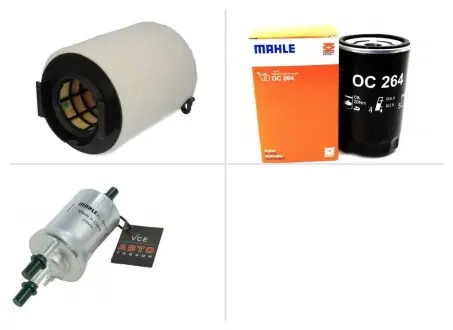 Комплект замены фильтров Skoda (Шкода) Octavia (Октавия) 1.6 BGU, BSE, BSF, CCSA, CMXA MAHLE ТО-0000016