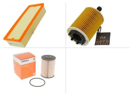 Комплект замены фильтров Volkswagen (Фольксваген) Caddy (Кади) 1.9 TDI BJB, BLS MAHLE ТО-0000018
