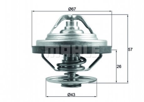 Термостат MAHLE TX 158 79 (фото 1)