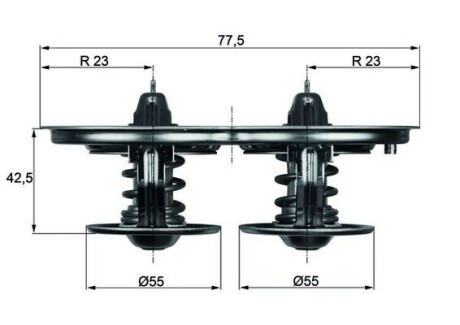 Термостат MAHLE TX 32/1 D (фото 1)