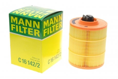 Фільтр повітряний двигун MANN-FILTER C 16 142/2 (фото 1)