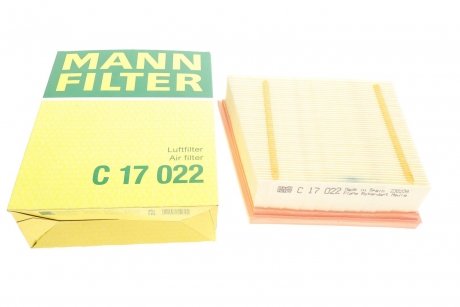 Фільтр повітряний двигун MANN-FILTER C17022