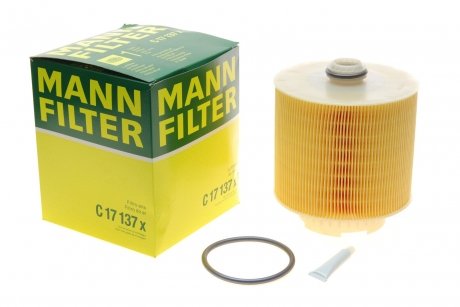 Фільтр повітряний двигун MANN-FILTER C 17 137 x