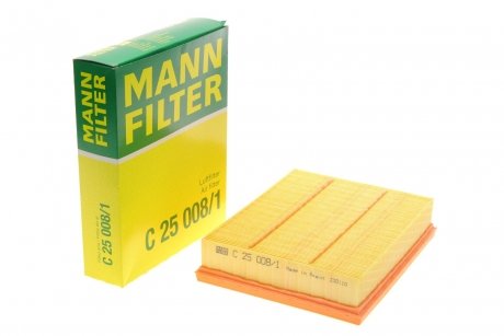 Фільтр повітряний двигун MANN-FILTER C 25 008/1