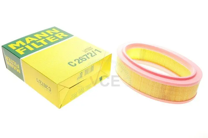 Фото 1 - Фильтр воздушный двигателя MANN-FILTER C 2672/1 Фильтр воздушный двигателя MANN-FILTER C 2672/1 (фото 1)