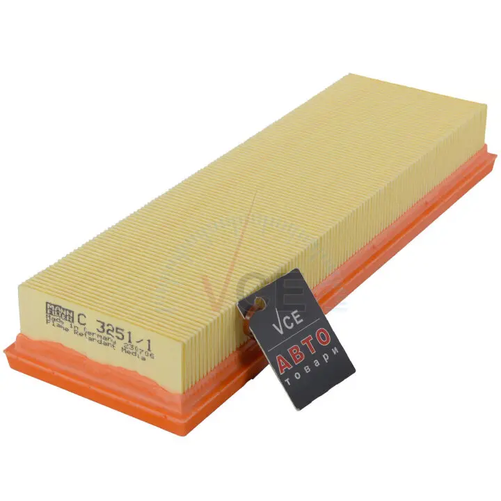 Фото 1 - Фильтр воздушный двигателя MANN-FILTER C 3251/1 Фильтр воздушный двигателя MANN-FILTER C 3251/1 (фото 1)