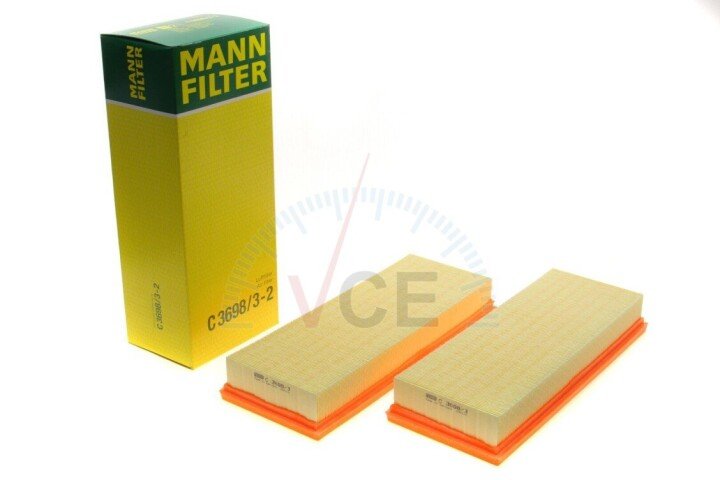 Фільтр повітряний двигун MANN-FILTER C 3698/3-2 (фото 1)