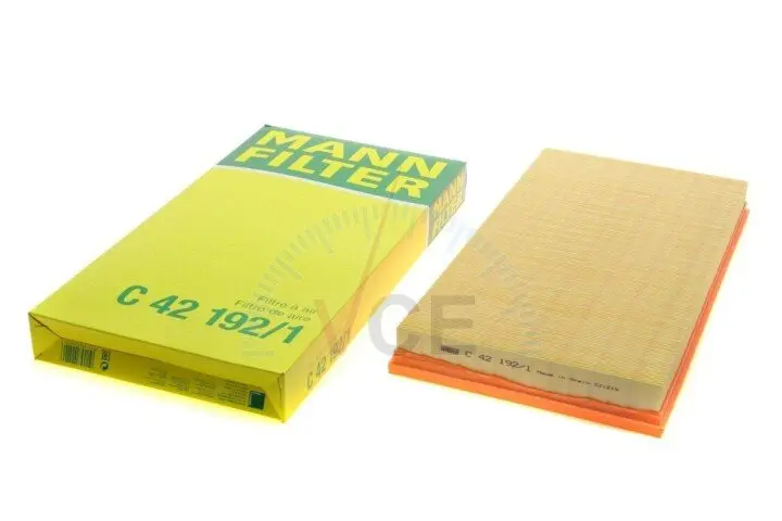 Фото 1 - Фильтр воздушный двигателя MANN-FILTER C 42 192/1 Фильтр воздушный двигателя MANN-FILTER C 42 192/1 (фото 1)